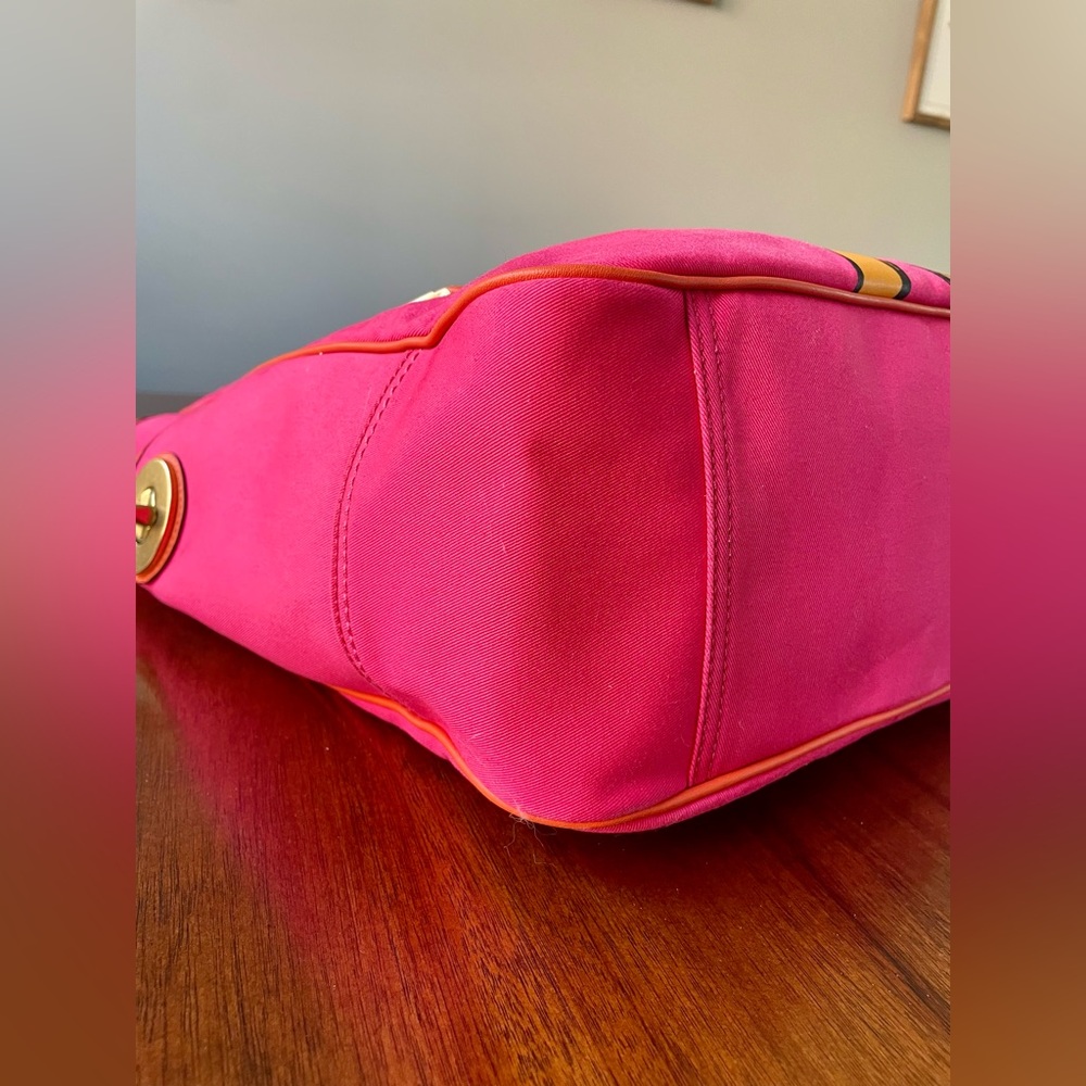 โผ๏ธโผ๏ธSOLD Coach Bonnie Cashin Kisslock Tote and Wristlet Set - Picture 10 of 17
